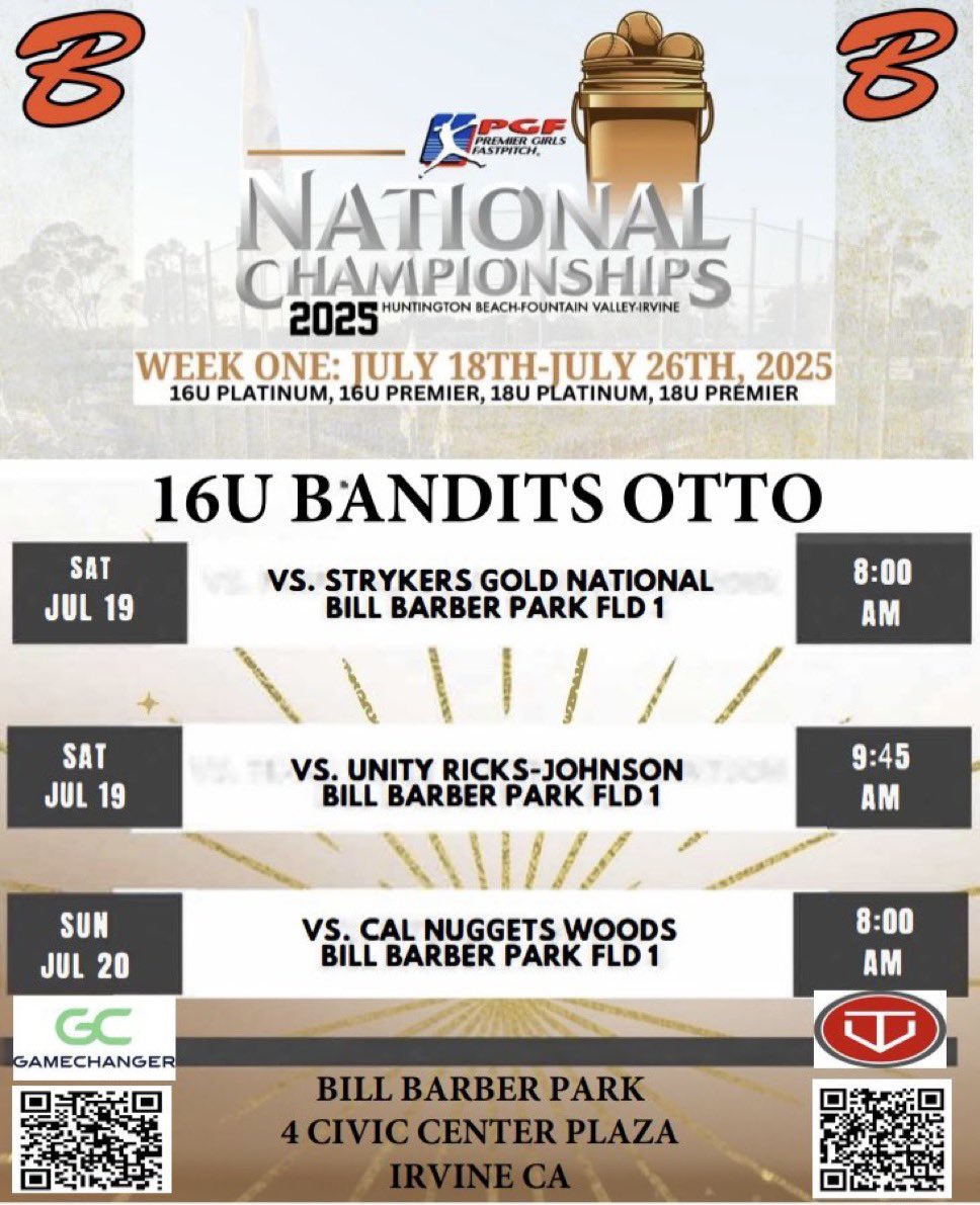 Great way to end our season in Cali!  Can’t wait to be back on the field! Hope you can come check our team out! <a href="/16uOtto/">Beverly Bandits Premier 18u Otto</a>