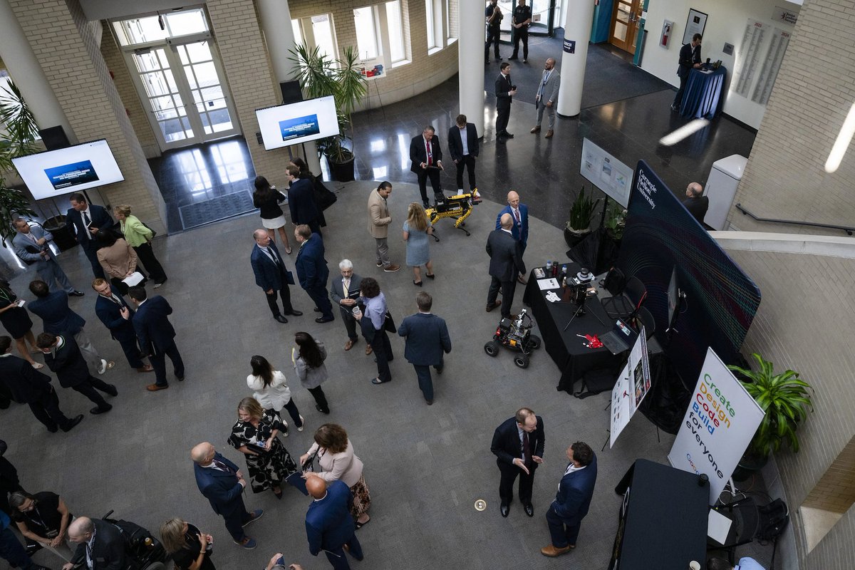 CarnegieMellon's tweet image. Pennsylvania’s national competitiveness as a hub for AI and energy technology brought the nation’s top decision-makers to Carnegie Mellon University for the inaugural Energy and Innovation Summit.
Read more: cmu.is/CMU-summit2025