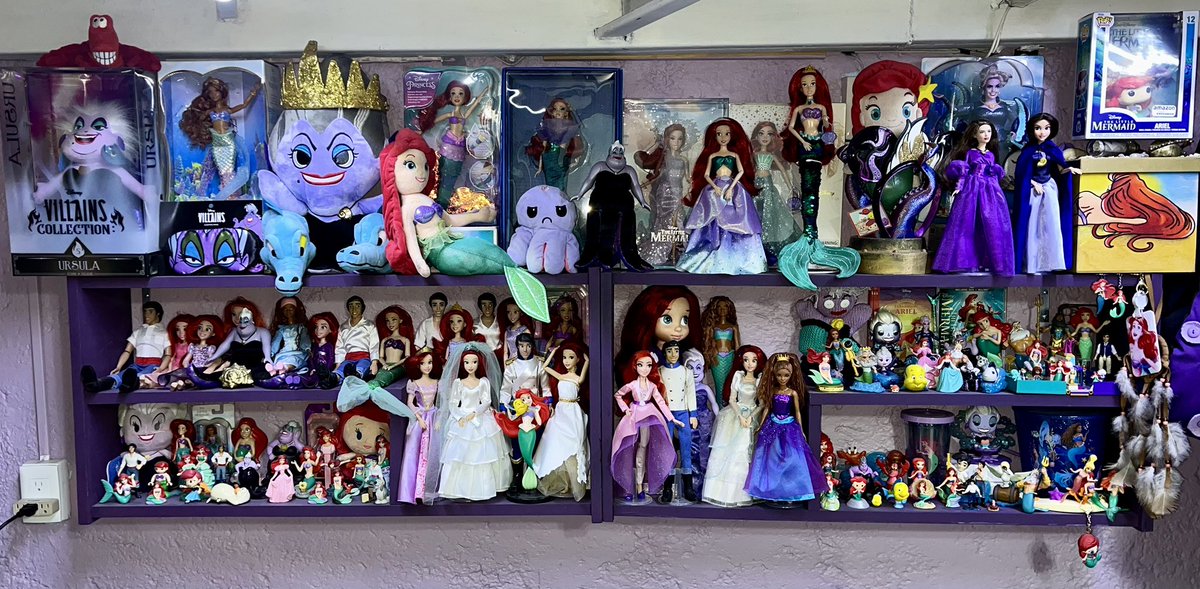 Andiezuko's tweet photo. Actualización ✨🧜🏼‍♀️ 

Y seguirá creciendo.  

#TheLittleMermaid 
#Collector #Dolls https://t.co/dJ9xmRpeBG