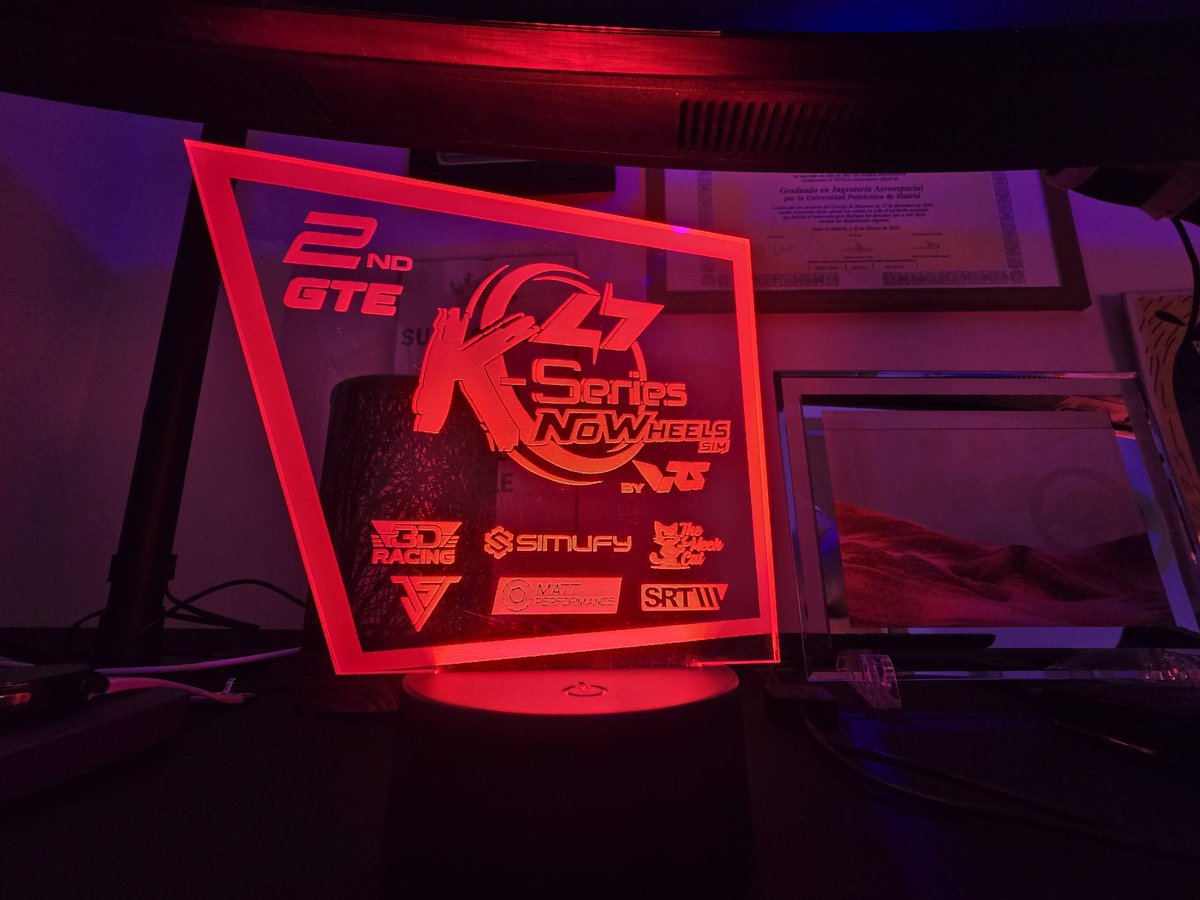 Musantro (@musantro) on Twitter photo 🥈 en GTE!
Gracias por el premio <a href="/ktd_competicion/">KTD Competición</a> ! 🥈 en GTE!
Gracias por el premio <a href="/ktd_competicion/">KTD Competición</a> !
