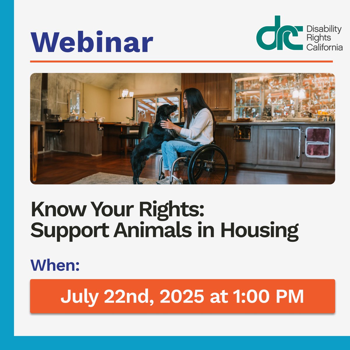 DisabilityCA's tweet image. Do you rely on emotional support animals and/or service animals? We know the process of keeping one in your home can be stressful, so let’s make sure you’re in the know about all the necessary laws, regulations, and rights for having an assistance animal in your home or rental…