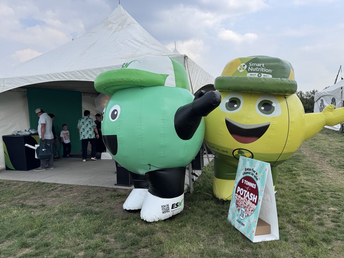 Ag in Motion? Stop by the Nutrien booth for some fertilizer samples and a Photo Booth with your family.