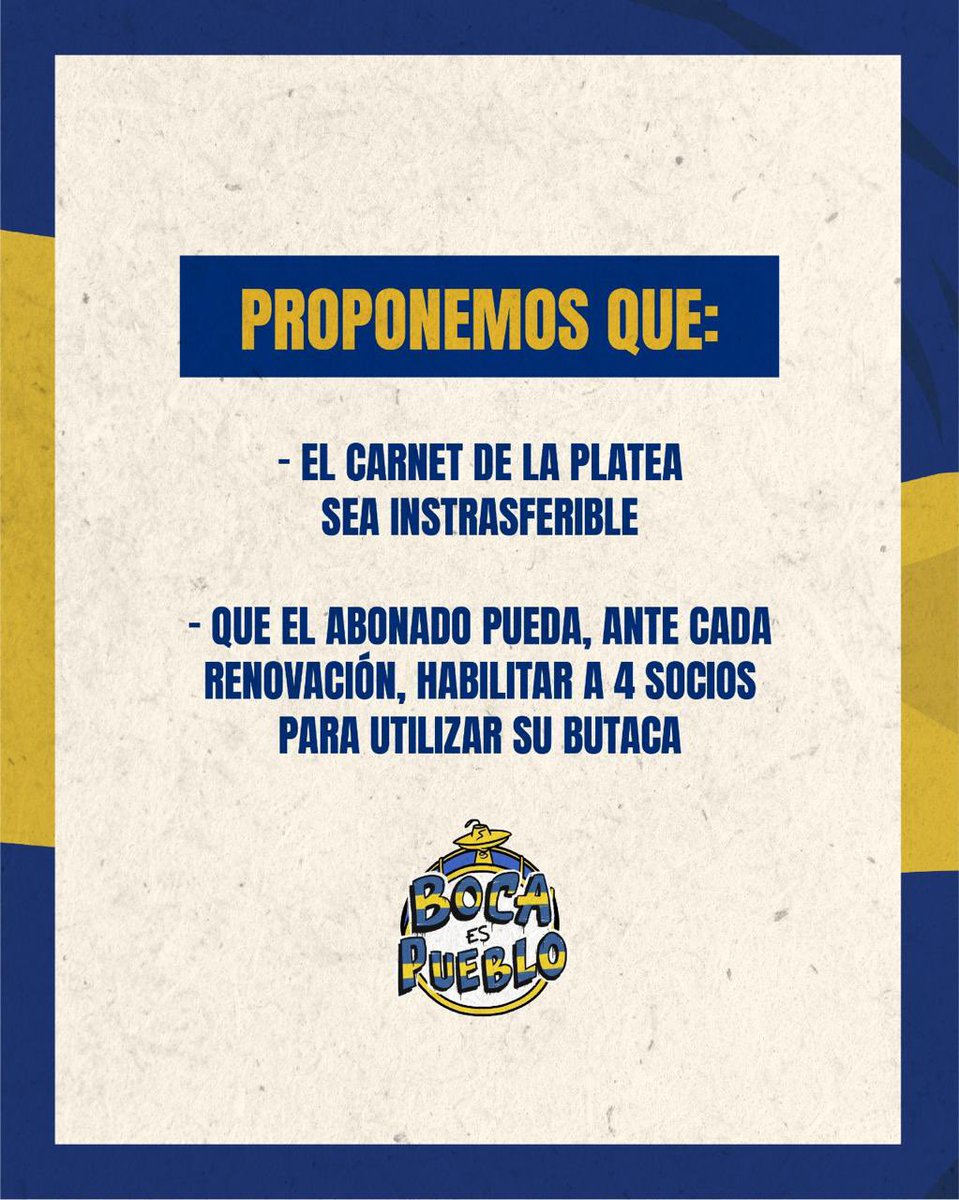 BocaEsPueblo's tweet image. Esta tarde presentamos ante la Secretaría General, el Departamento de Socios y la Mesa de Representantes de la Asamblea, un proyecto de modificación del Reglamento de Abonos, que busca darle a los socios mayores oportunidades para ir a la cancha.
Sabemos que la situación de…