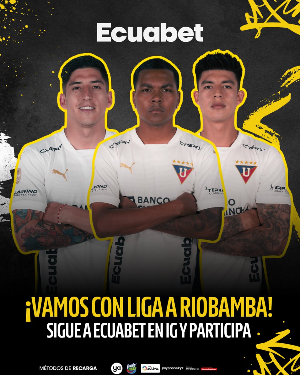 ¡SORTEO IMPERDIBLE! 

¿Quieres ir mañana al partido entre el Olmedo y Liga COMPLETAMENTE GRATIS incluyendo comida, entrada y transporte?

Para ganarte esta tremenda experiencia solo debes: 

✅ Seguir a <a href="/EcuabetOficial/">Ecuabet</a> en Instagram:
instagram.com/ecuabetoficial…

✅ Darle RT a este