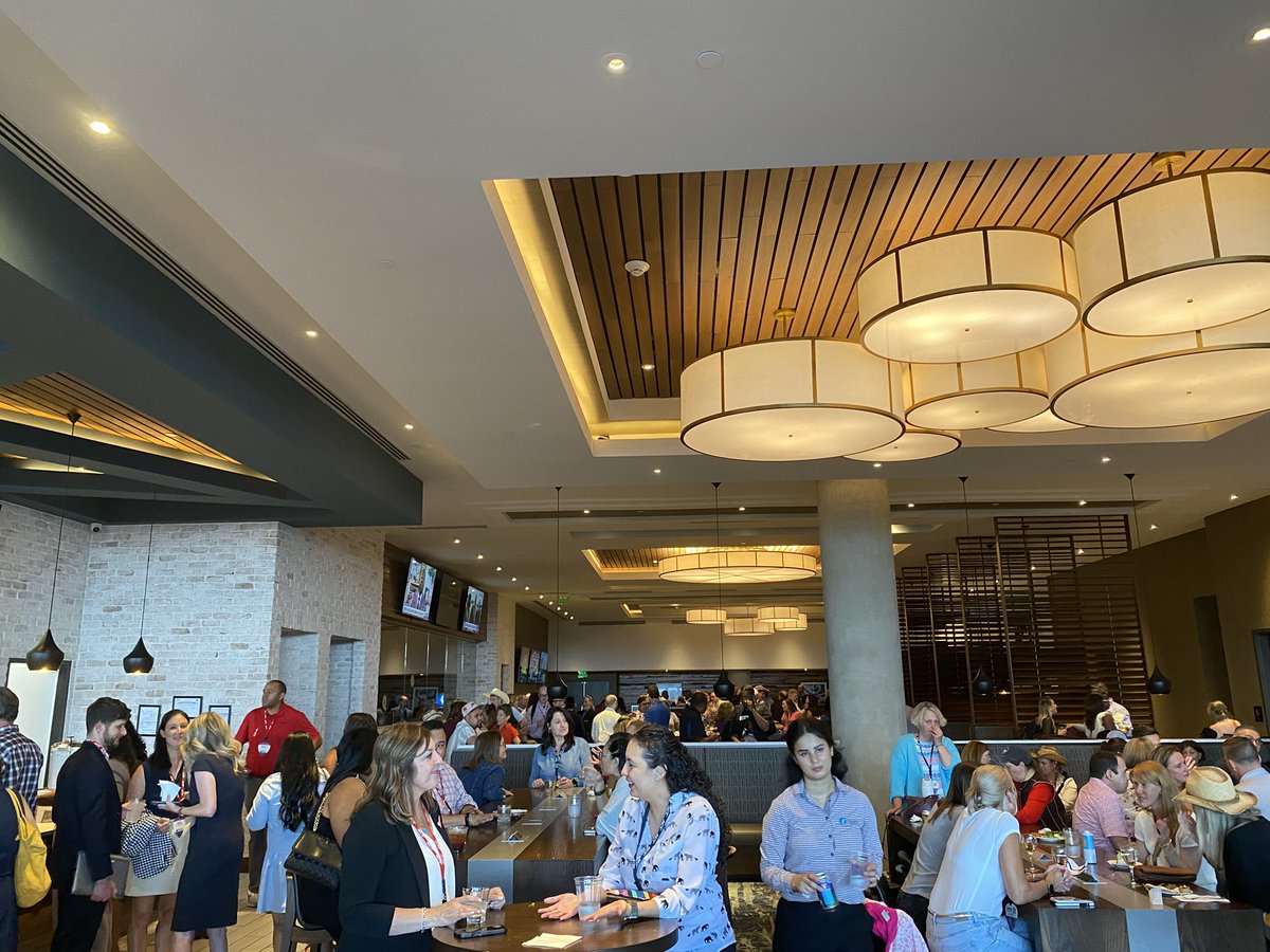 jclantz's tweet image. It’s a packed house at the Welcome Reception for the #ACTSummit!