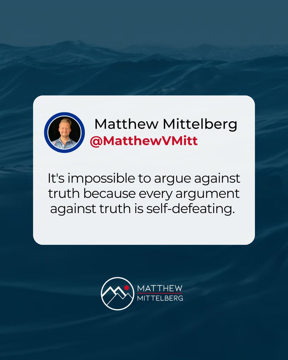 MatthewVMitt's tweet image. God isn't just revealing truth—He is the Truth, and He invites you into a relationship. He's not offering only a philosophy or theory; He offers Himself—knowing Him is knowing Truth at its source.
✨ Want to delve deeper into this topic? Watch the full video:…