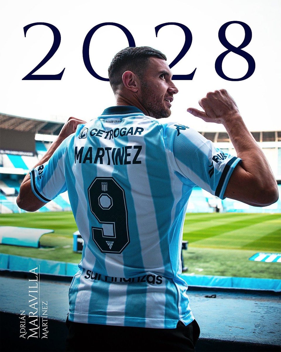 MARAVILLA MARTÍNEZ, DE #RACING HASTA 2028 ✍🏼😍💙