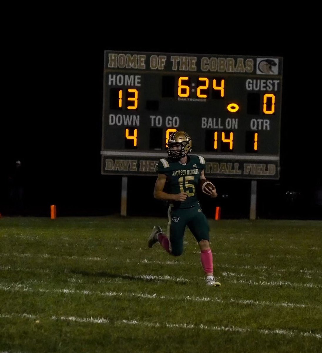 SIK Pre-Season Player to Watch: Drake Mellies is one of the most dynamic small-school athletes in Kansas. The 5’10”, 170-pound quarterback and all-around playmaker from Jackson Heights led his team to a 10-1 record in 2024. As a junior, Mellies passed for 1,151 yards and 17