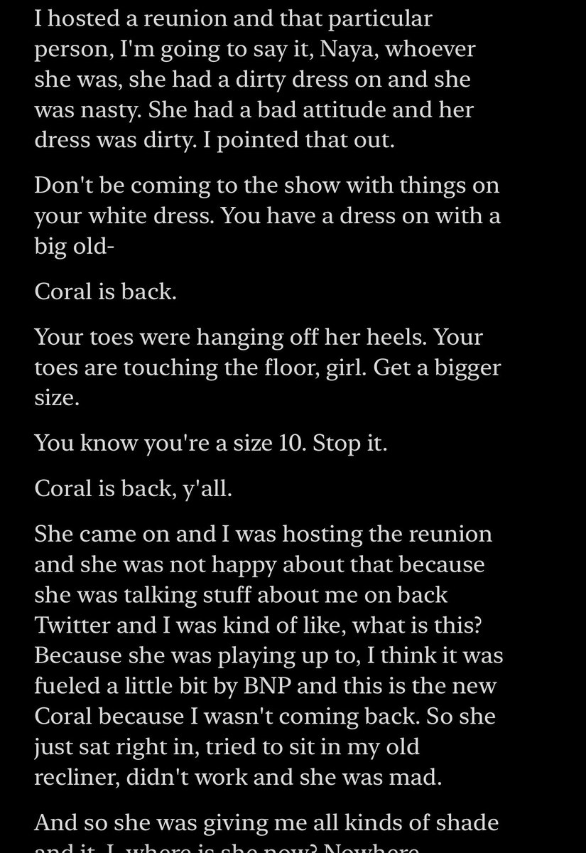 RyanJohn___'s tweet image. Nia responds to Coral talking about her on Jon and Beth’s podcast