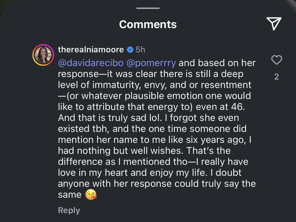 RyanJohn___'s tweet image. Nia responds to Coral talking about her on Jon and Beth’s podcast