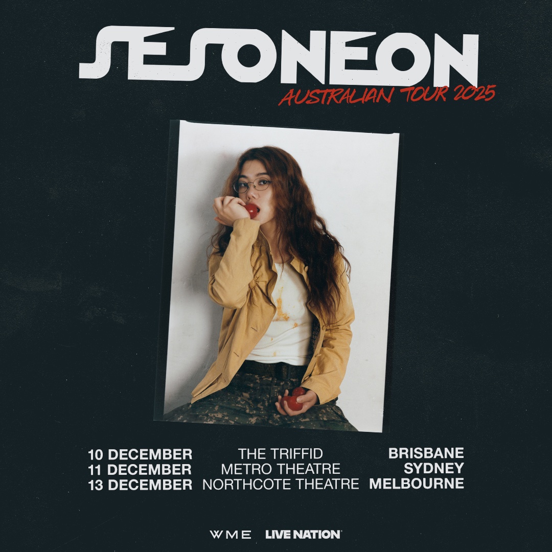 Live Nation Australia (@livenationau) on Twitter photo JUST ANNOUNCED 💫 South Korea’s alt-rock force <a href="/se_so_neon/">새소년 SE SO NEON</a> 새소년 make their Aus debut this Dec — Brisbane, Sydney & Melbourne.
Presales start from Thu 17 Jul, 9am.
Sign up for Live Nation presale → lvntn.com/SSN25 JUST ANNOUNCED 💫 South Korea’s alt-rock force <a href="/se_so_neon/">새소년 SE SO NEON</a> 새소년 make their Aus debut this Dec — Brisbane, Sydney & Melbourne.
Presales start from Thu 17 Jul, 9am.
Sign up for Live Nation presale → lvntn.com/SSN25