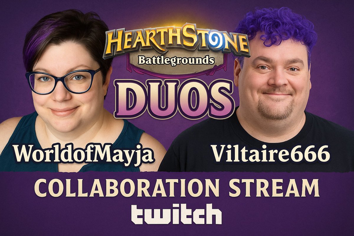 WorldofMayja | Sway (@worldofmayja) on Twitter photo 🧙♀️ Double Trouble in Bob’s Tavern 💥
@WorldofMayja and <a href="/viltaire666/">Viltaire666 l Sway</a> pulled up like:
“What’s the strategy?”
Bob: *sweats profusely*
RNG is scared. The vibes are strong.
#Hearthstone #Battlegrounds #StreamTogether
🎮 Live now: twitch.tv/worldofmayja 🧙♀️ Double Trouble in Bob’s Tavern 💥
@WorldofMayja and <a href="/viltaire666/">Viltaire666 l Sway</a> pulled up like:
“What’s the strategy?”
Bob: *sweats profusely*
RNG is scared. The vibes are strong.
#Hearthstone #Battlegrounds #StreamTogether
🎮 Live now: twitch.tv/worldofmayja