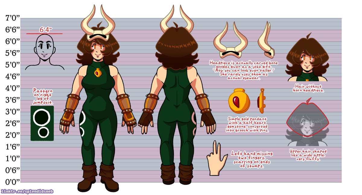 Art Fight ref sheet for Luna.
Had it done for a while but didn't want to post it until the write up was done to my neurotic standards.

Then I kept going back and editing them and changing the formatting.

You know how it is.

View it here if you like!
✨artfight.net/character/6033…✨