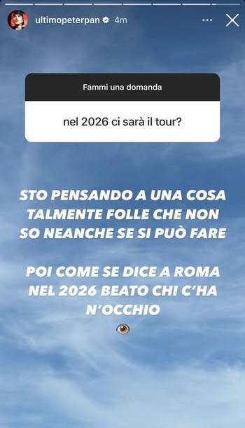 occhilucidi94's tweet photo. "Sto pensando a una cosa talmente folle che non so neanche se si può fare."
La follia è stata fatta dai fan che hanno mandato sold out in tre ore 250.000 biglietti. 
#UltimoLaFavolaPerSempre
#UltimoStadi2025 https://t.co/ytn52cp1TM