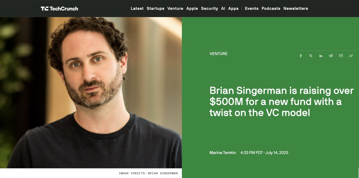 traestephens's tweet image. I’ve learned more about venture from Brian than any other single person.
I can’t think of a better fit for him than mentoring solo GPs and taking large high conviction bets alongside them - which is the way he worked with me every single day, pushing me to go "all in" when I…