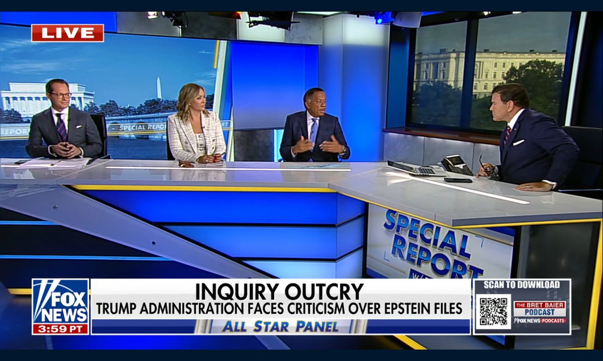 CABLE NEWS WATCHER (@fnc_ladies_rule) on Twitter photo 🇺🇸 <a href="/BretBaier/">Bret Baier</a>'s ALL STAR PANEL on <a href="/SpecialReport/">Special Report Team</a>
✨ The "Movie Star" <a href="/KatiePavlich/">Katie Pavlich</a>
<a href="/TheJuanWilliams/">Juan Williams</a>
<a href="/RogerZakheim/">Roger Zakheim</a> of <a href="/RonaldReagan/">Ronald Reagan Presidential Foundation & Institute</a> Presidential Foundation 🇺🇸 <a href="/BretBaier/">Bret Baier</a>'s ALL STAR PANEL on <a href="/SpecialReport/">Special Report Team</a>
✨ The "Movie Star" <a href="/KatiePavlich/">Katie Pavlich</a>
<a href="/TheJuanWilliams/">Juan Williams</a>
<a href="/RogerZakheim/">Roger Zakheim</a> of <a href="/RonaldReagan/">Ronald Reagan Presidential Foundation & Institute</a> Presidential Foundation
