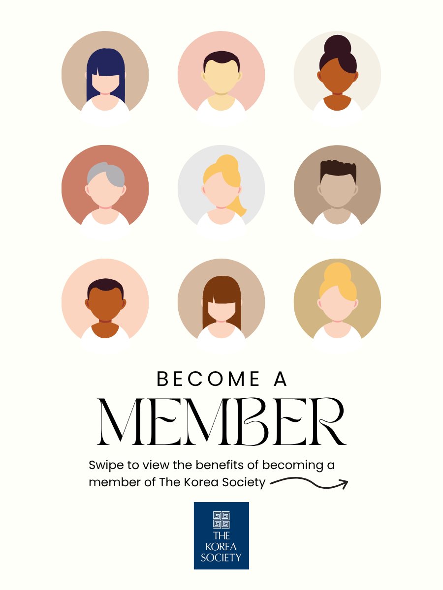 koreasociety's tweet image. Show your support for The Korea Society by joining our individual membership program! 👥🤝
✨ View the benefits of your tax deductible contribution!
🎁 Join this July for a chance to win a limited edition Korea Society tote bag!
Become a member today: koreasociety.org/join-support/1…
