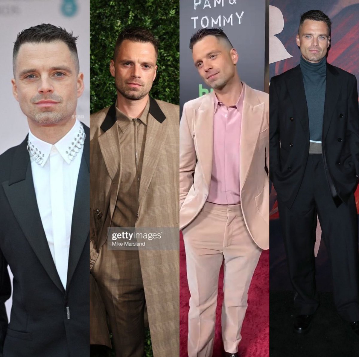“what’s your type?”

sebastian stan 

“that’s such a basic bitch answer”

Oh okay then. Sebastian Stan, March 2022. During the Fresh and Pam &amp; Tommy press tour.