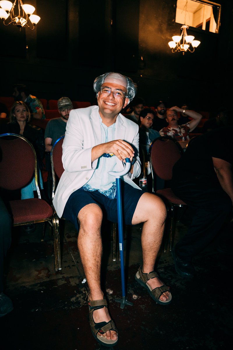 sockmonkeymike's tweet image. Just perfected time travel from July 2019 to NAW or Never 2025, yet somehow my AirPods are still missing. 🤷🏻♂️⏳
Thanks for the memories, Elysian Theater! #TimeTravelingMike #2019Called