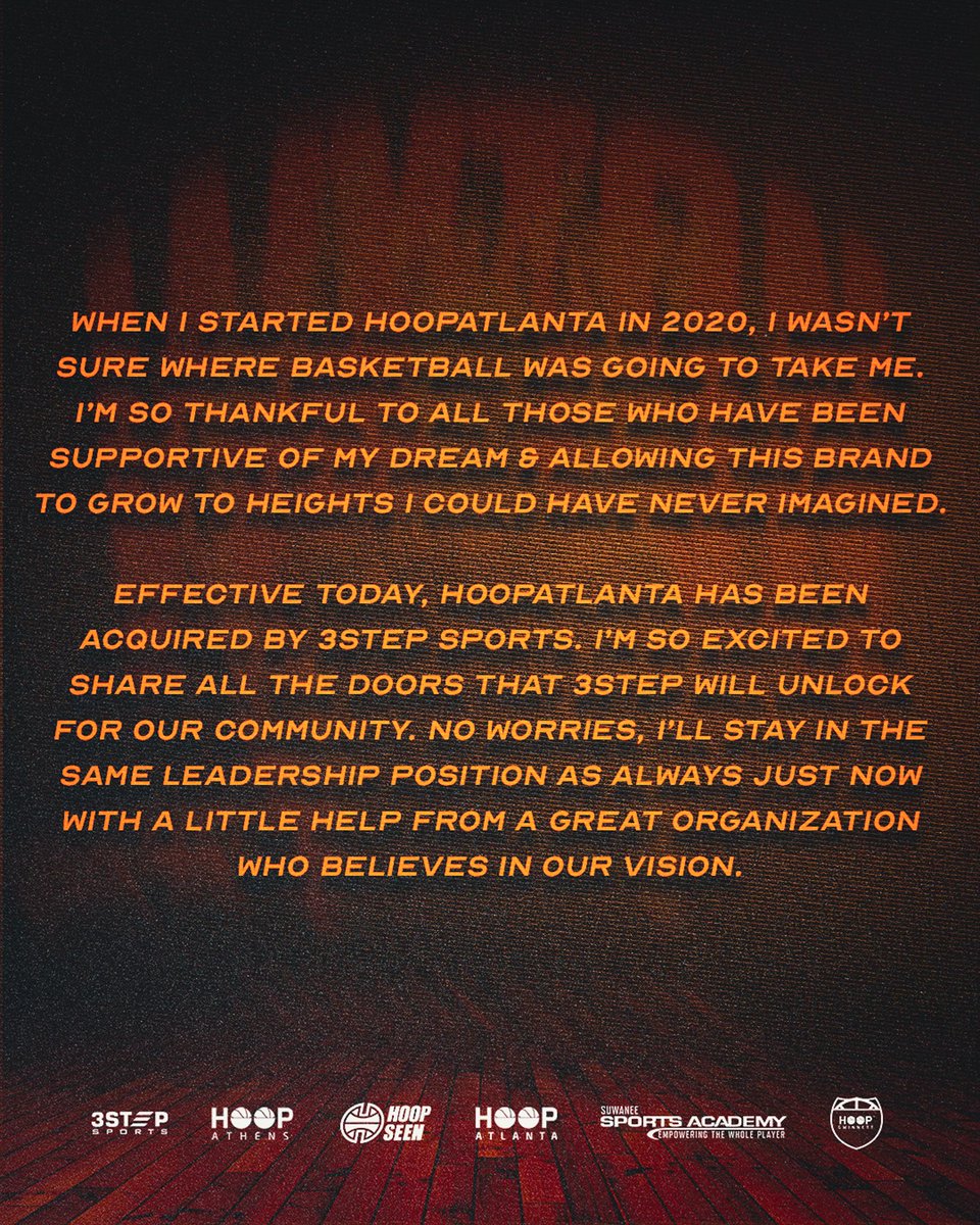 JordanWyton's tweet image. Thank you to everyone who has supported me over the years.
Excited for my next challenge as the Director of Basketball at Suwanee Sports Academy.
Suwanee back. Tell your friends.