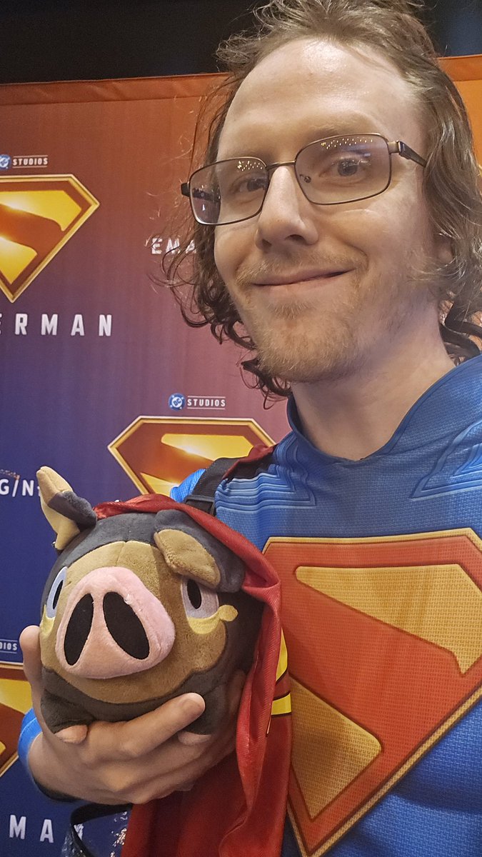 Fluffy (@mrfluff3h) on Twitter photo Seeing "Superman" at 6pm in 3D with my cousin & Superpig.
This is my 2nd time seeing it.
<a href="/JamesGunn/">James Gunn</a> <a href="/Superman/">Superman</a> <a href="/corenswet/">David Corenswet</a> Seeing "Superman" at 6pm in 3D with my cousin & Superpig.
This is my 2nd time seeing it.
<a href="/JamesGunn/">James Gunn</a> <a href="/Superman/">Superman</a> <a href="/corenswet/">David Corenswet</a>