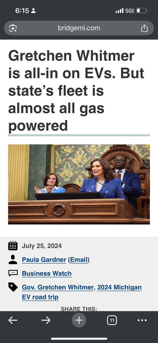 MichiganFreedomFund (@michiganfreedom) on Twitter photo A year ago, <a href="/GovWhitmer/">Governor Gretchen Whitmer</a> was ‘all-in’ on EVs.
Now, she ‘doesn’t care what you drive’. Maybe because EV mandates drove businesses and jobs out of Michigan. A year ago, <a href="/GovWhitmer/">Governor Gretchen Whitmer</a> was ‘all-in’ on EVs.
Now, she ‘doesn’t care what you drive’. Maybe because EV mandates drove businesses and jobs out of Michigan.