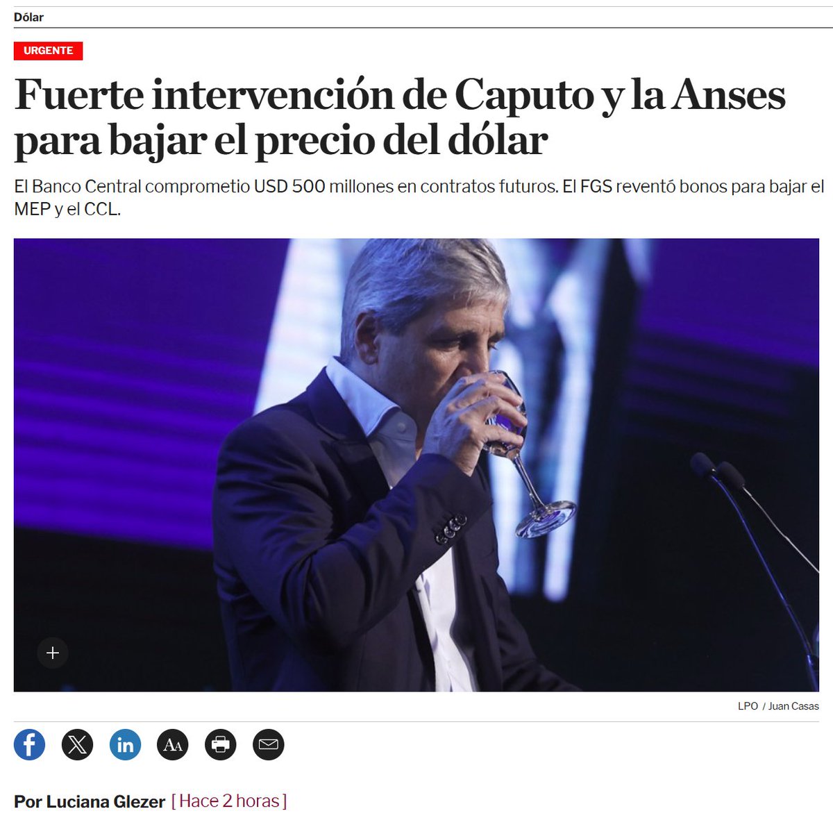 <a href="/FinanzasArgy/">Finanzas Argy 🇦🇷</a> VLLC --> VLIC
Del "Viva la Libertad Carajo" al "Viva la Intervención Carajo"