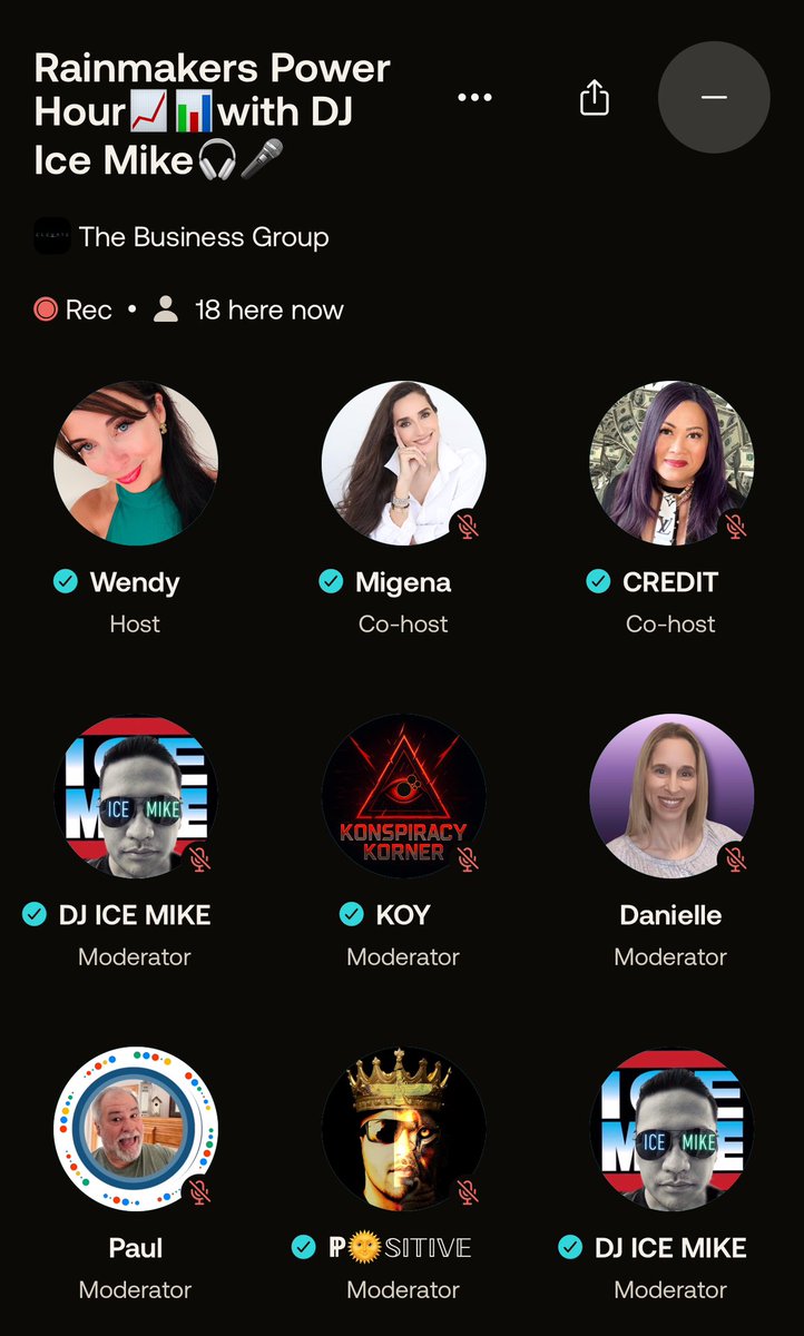 Migena (@migenanyc) on Twitter photo preview.chattersocial.io/room/3cbf4409-…
Live now on <a href="/Chatter_US/">Chatter</a>
With <a href="/TheWendyButler/">Wendy Butler Official</a> <a href="/CreditNinja8/">creditninja</a> <a href="/MigenaNYC/">Migena</a> interviewing Di Ice Mike preview.chattersocial.io/room/3cbf4409-…
Live now on <a href="/Chatter_US/">Chatter</a>
With <a href="/TheWendyButler/">Wendy Butler Official</a> <a href="/CreditNinja8/">creditninja</a> <a href="/MigenaNYC/">Migena</a> interviewing Di Ice Mike