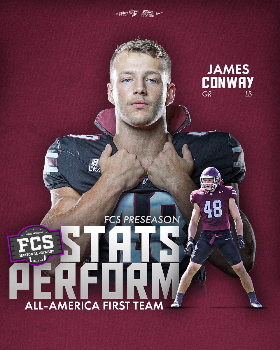 Out here hustling 😤

<a href="/Jamesconway_13/">James Conway</a> was just named to the 2025 Stats Perform FCS Preseason All-America First Team for Defense. 

#RAMILY
