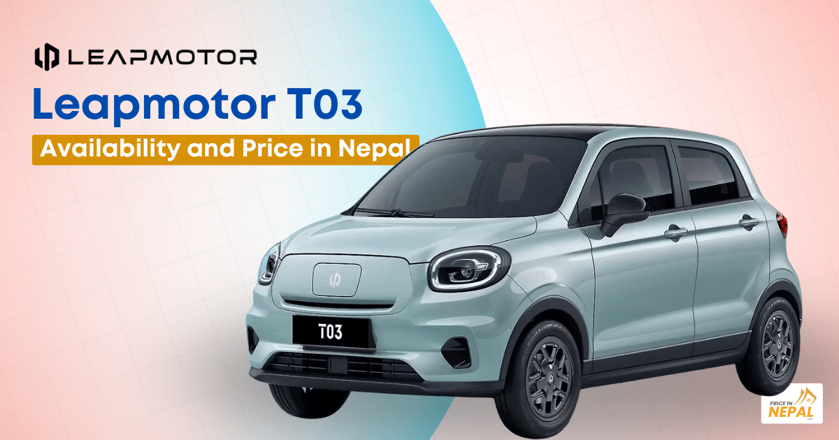 priceinnepal_'s tweet image. Read article: priceinnepal.net/leapmotor-t03-…

Short Detail: Leapmotor T03 EV launched in Nepal at Rs. 28.99 Lakh with 395 km range, panoramic sunroof, and advanced ADAS features.

Hashtags: #priceinnepal #LeapmotorT03 #ElectricCarNepal #NepalEV #MiniEV