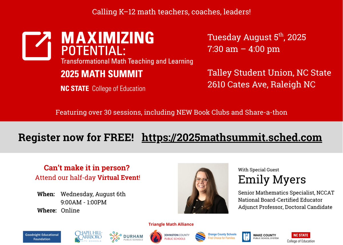 Honored to be the keynote speaker at the 2025 Math Summit! Hope to see YOU there!