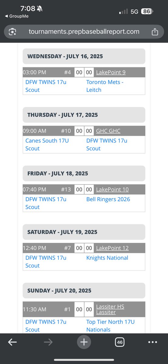 Here’s my schedule for the PBR Championship in Georgia ‼️