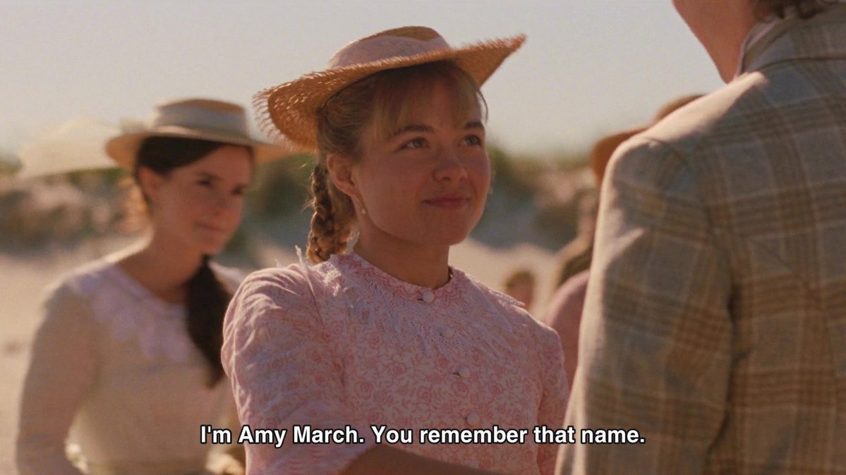 bestofpugh's tweet image. florence pugh as amy march stays a top-tier performance