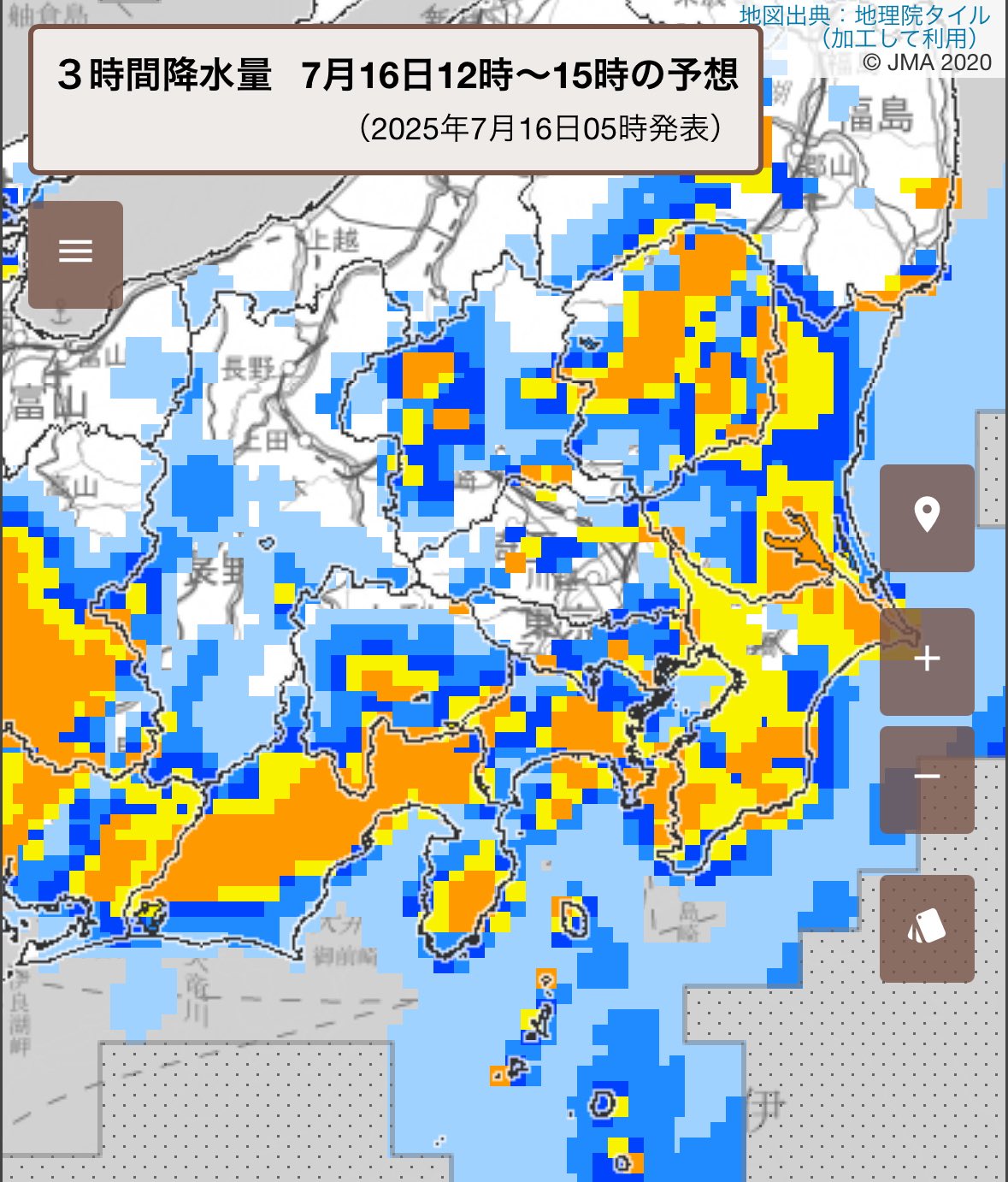 薄曇りの日に 大雨情報】あす14日にかけて北日本から東日本では“滝のような