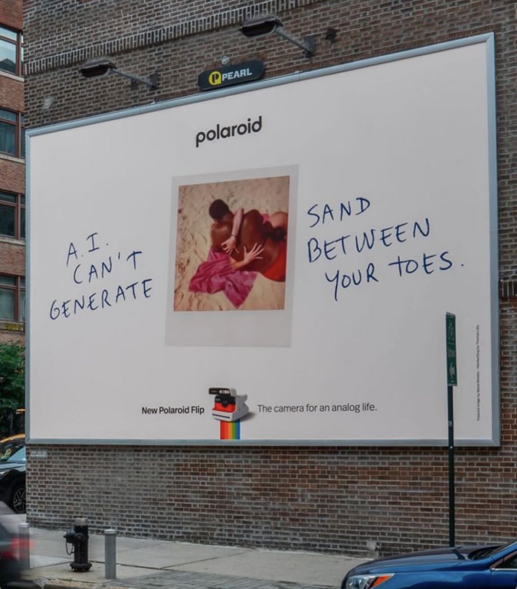 briannekimmel's tweet image. Polaroid is the anthesis of AI Slop
The lowest tech camera with an immediate, tangible memory that doesn’t get lost in your iPhone camera roll.
Polaroid's market size in 2024 was valued at approximately $2.93 billion and expected to hit $5 billion by 2030.