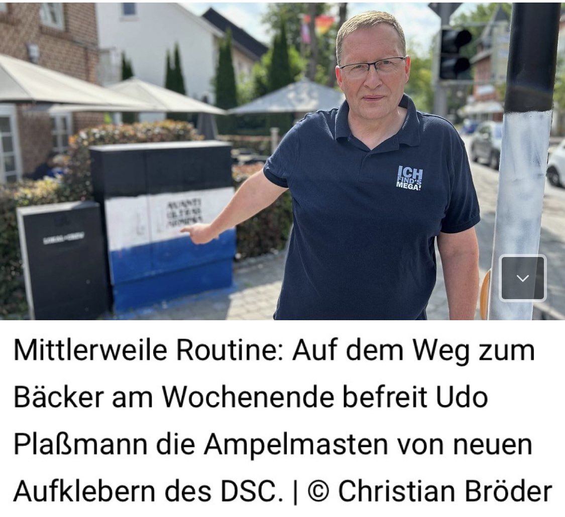 RentnerdaDz's tweet image. Udo hält den Kiez sauber.
(Ich finds Mega)
(Danke @owlborusse)
