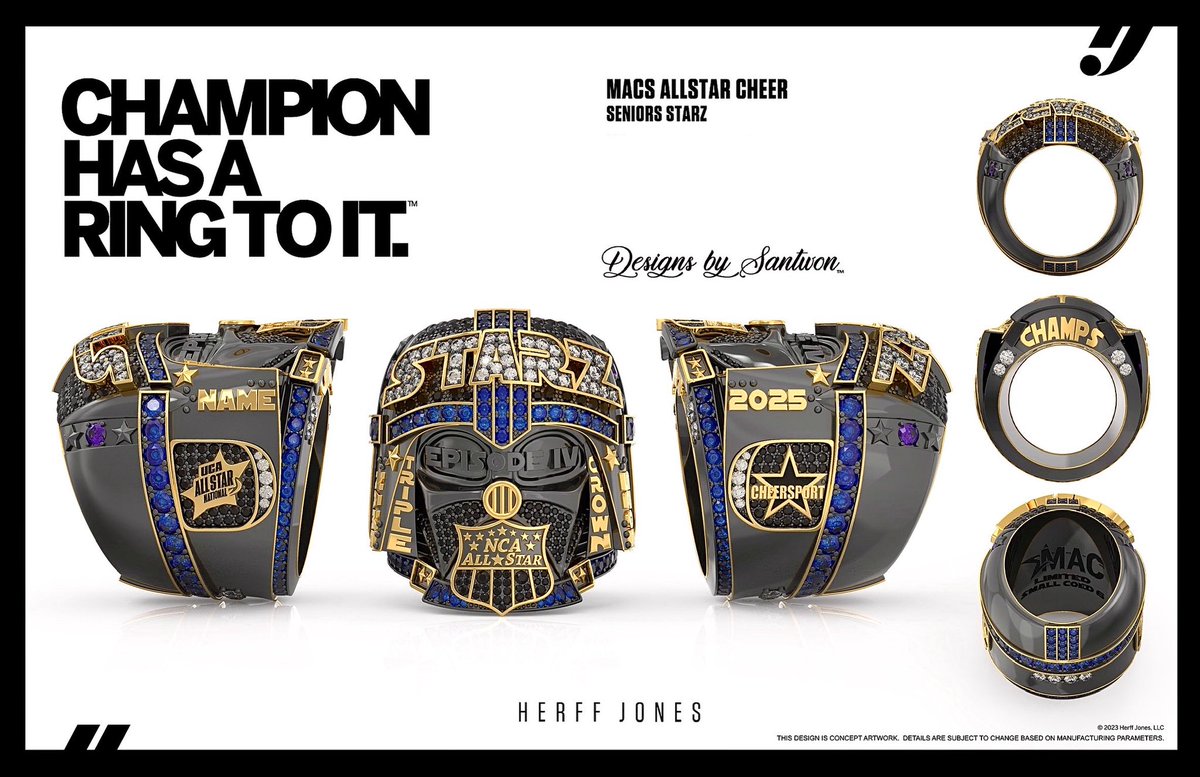 Senior Starz (@senior_starz) on Twitter photo Our 2024-2025 season rings- the perfect pieces to represent our UNDEFEATED season 💙💍 thank you <a href="/DBSchamprings/">@DesignsBySantwon</a> Our 2024-2025 season rings- the perfect pieces to represent our UNDEFEATED season 💙💍 thank you <a href="/DBSchamprings/">@DesignsBySantwon</a>