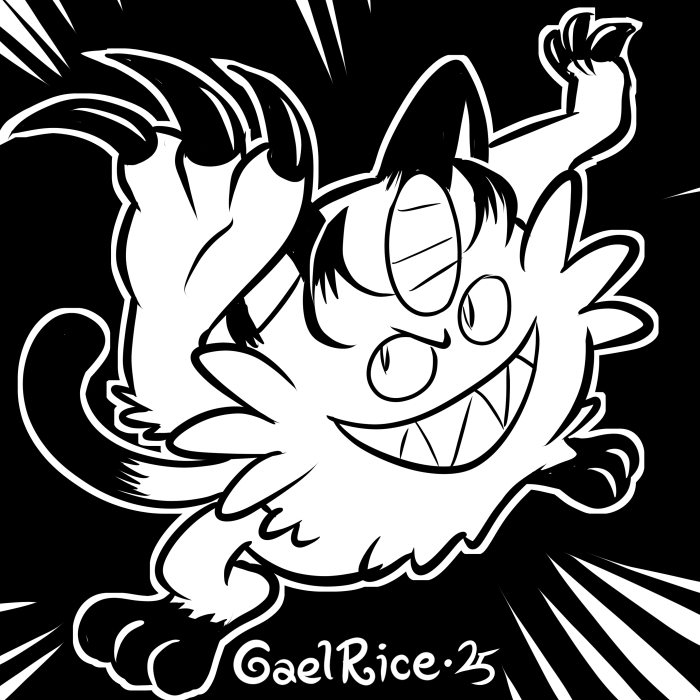 GaelRice's tweet image. Bday week day 2: One of today´s free doodles. Congrats for breaking the pinata!! There will be more the rest of this week! 🎂