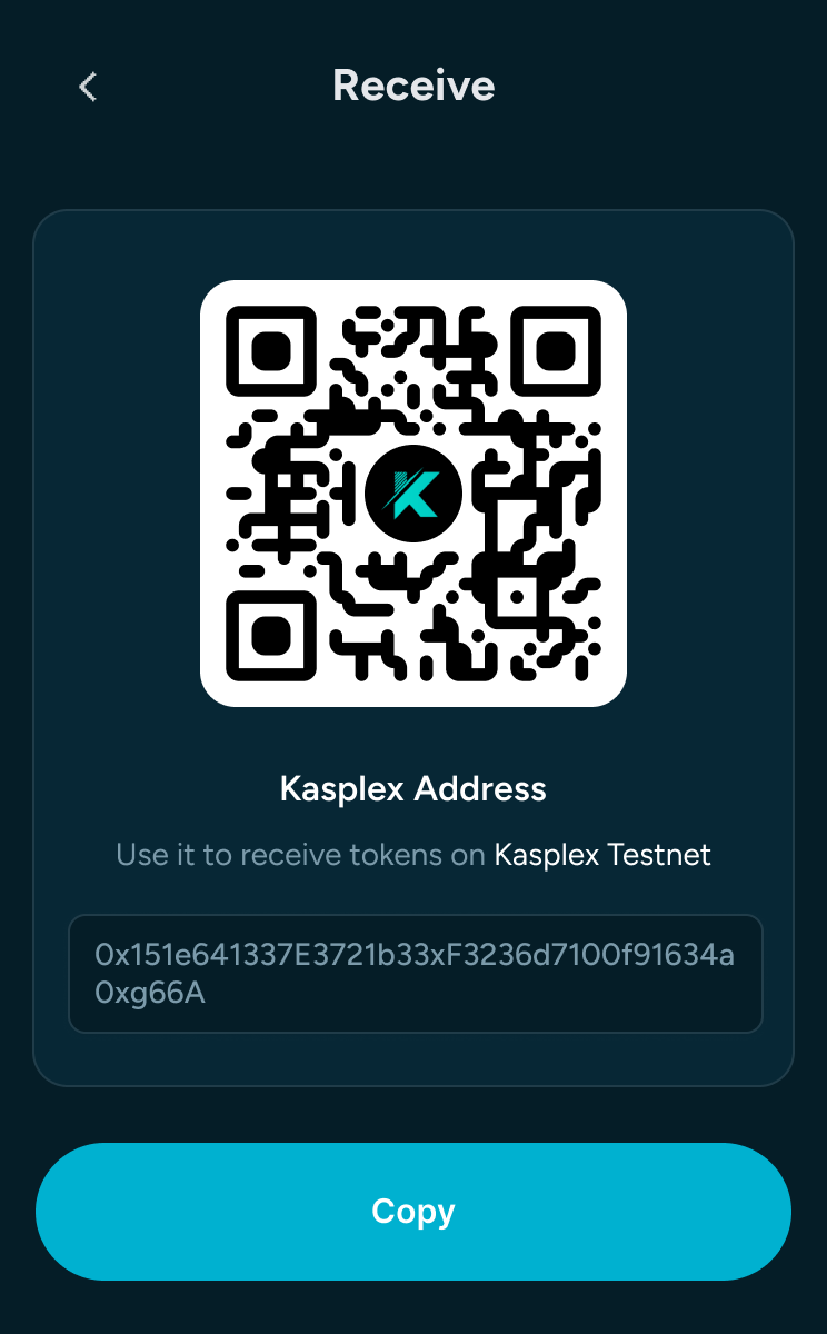 KastleWallet's tweet image. Have you tried EVM on Kastle yet? 🧪💥
You can now:
1️⃣ Copy your EVM address straight from the dashboard
2️⃣ Show your QR code in the receive tab
3️⃣ Send L2 ERC20 tokens to any EVM wallet — seamlessly ⚡
L2 just got a whole lot easier 🏰
👇 Try it now & let us know what you…