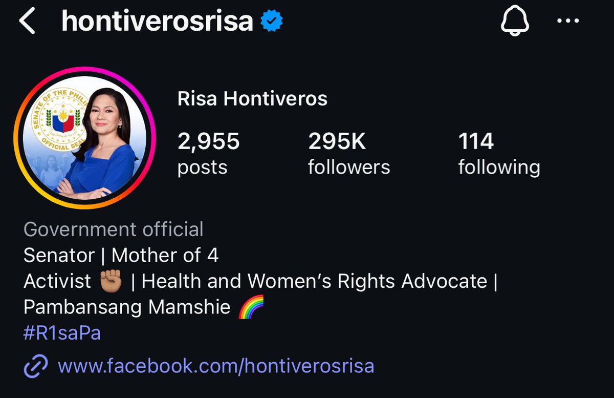Sen Risa deserves some love on IG! Come on follow her!!!! Please RT 🫶🏼