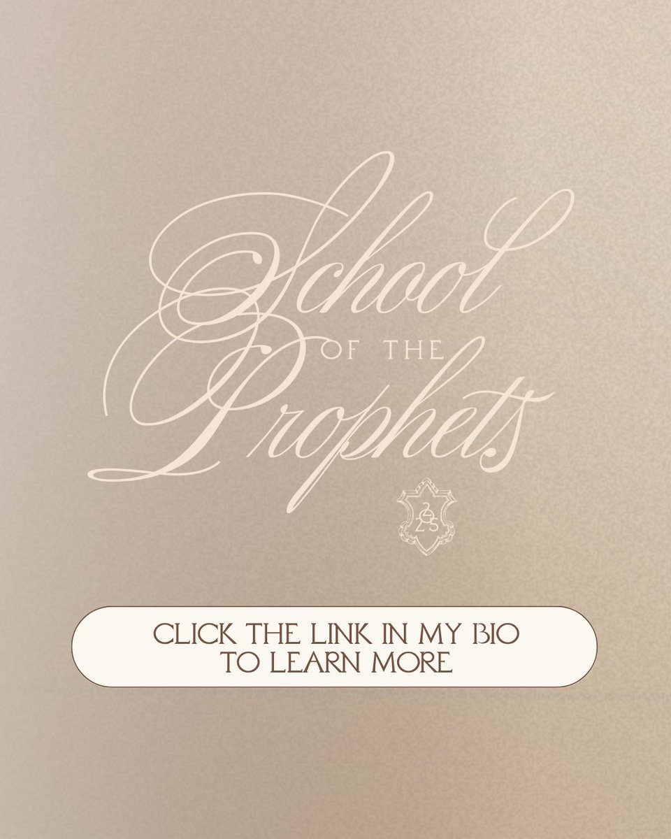 School of the Prophets is more than information, it’s training, impartation, activation, and transformation.

If you’re ready to step into purpose, find your people, and walk in clarity, click the link below and join us!

🔗 bethel.com/calendar/schoo…