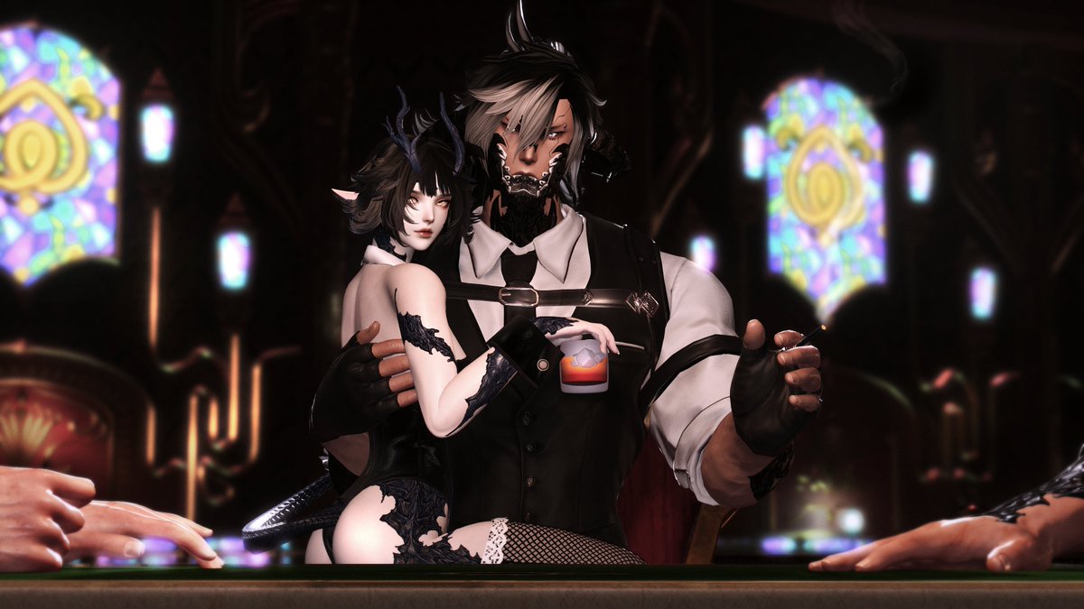 CyberXaela's tweet image. High Stakes 🃏 #GPOSERS 
With @ydyn_xiv
