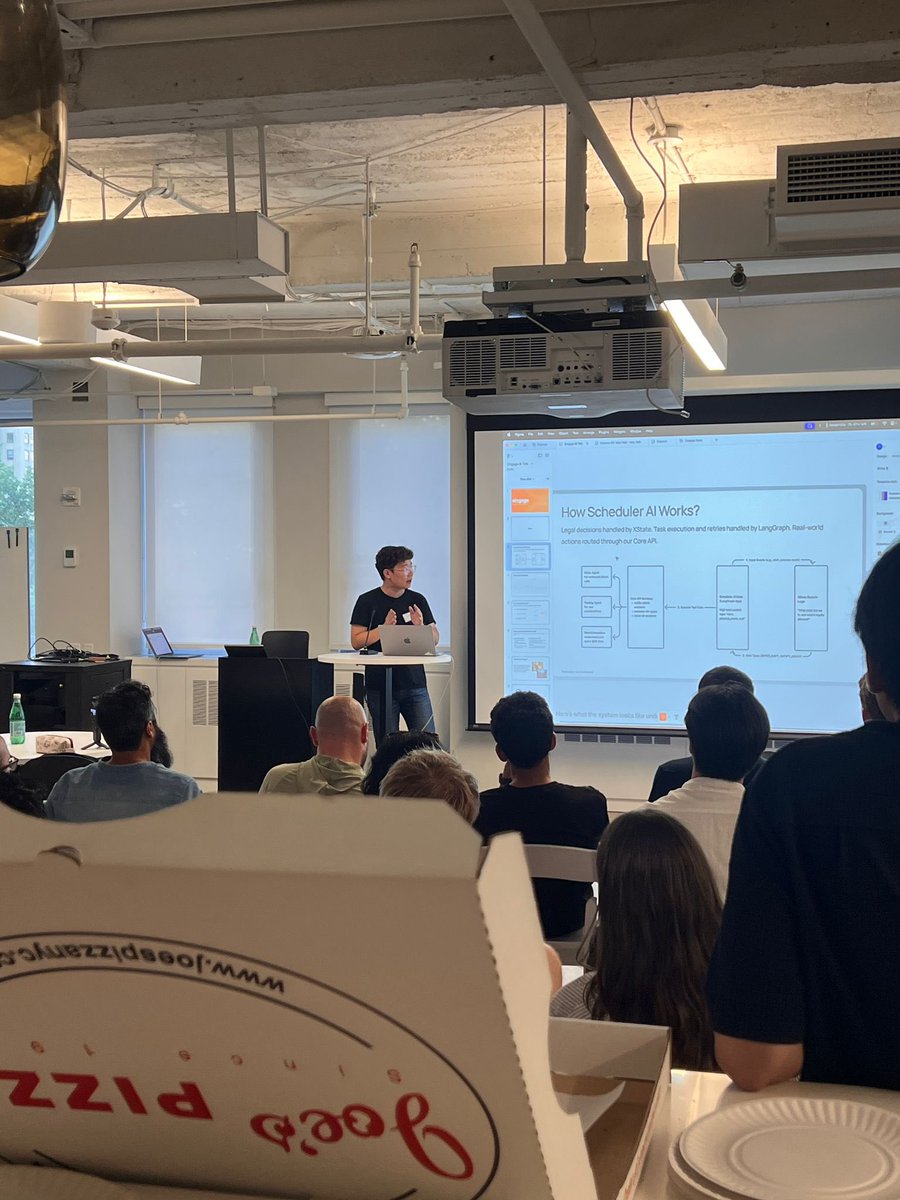 dtjourney (@dtjourney) on Twitter photo Had a blast @Databricks NYC nerding out about how we solved home care scheduling with multi-turn, long-running AI Agents
Thank you to <a href="/aakashdotio/">Aakash Shah π Wyndly | NYC Founder Guy</a> , <a href="/The_Pangean/">Adam Alpert (YC W21)</a>, Michael, and the <a href="/databricks/">Databricks</a> team for hosting Had a blast @Databricks NYC nerding out about how we solved home care scheduling with multi-turn, long-running AI Agents
Thank you to <a href="/aakashdotio/">Aakash Shah π Wyndly | NYC Founder Guy</a> , <a href="/The_Pangean/">Adam Alpert (YC W21)</a>, Michael, and the <a href="/databricks/">Databricks</a> team for hosting