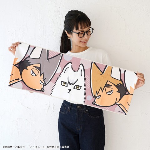 【新品未開封】ハイキュー !! 稲荷崎高校 ジャージ フェイスタオル　ちみけも ハイキュー!! フェイスタオル 稲荷崎高校 (キャラクターグッズ