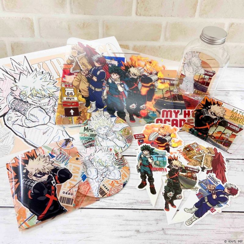 僕のヒーローアカデミア　ヒロアカ　文房具カフェ　ランチョンマット MHA】僕のヒーローアカデミア×文房具カフェ コラボカフェ開催