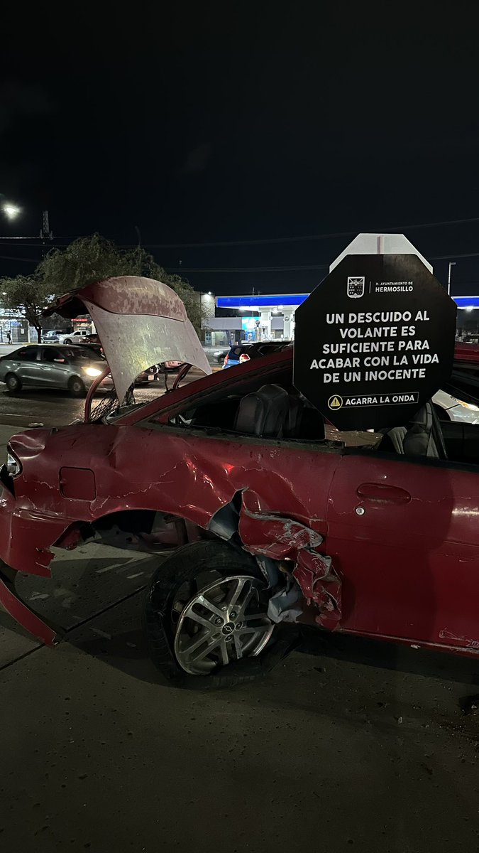 ⚠️ En Hermosillo, los accidentes viales son una realidad diaria.🚫 Estas vacaciones… No contestes manejando. No te distraigas. No seas una estadística.
👉🏼 #AgarraLaOnda

🛑 Campaña del H. Ayuntamiento de Hermosillo por medio del Instituto Hermosillense de la Juventud.

#JóvenesH