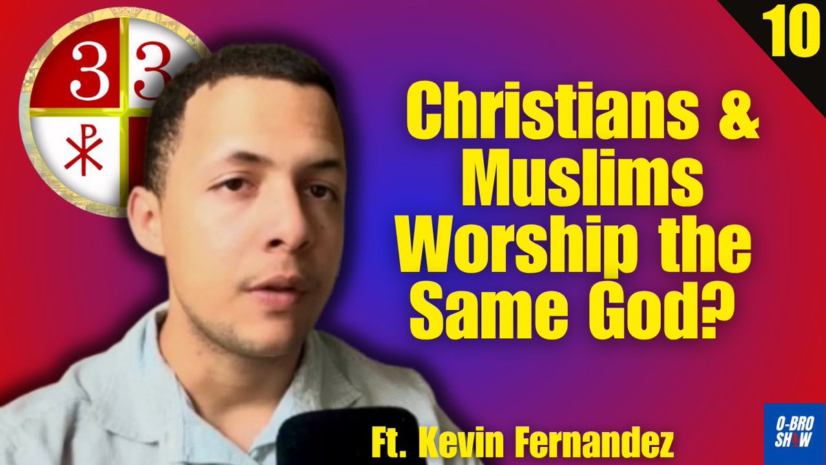 TheOBroShow's tweet image. I meant to post about this live before but the post didn’t go through.
Still, you should watch my discussion with @sincead33 on if Christians and Muslims worship the same God.
I genuinely am seeking to understand the Catholic position, and this helped.
youtube.com/live/c-jSI6Fnt…