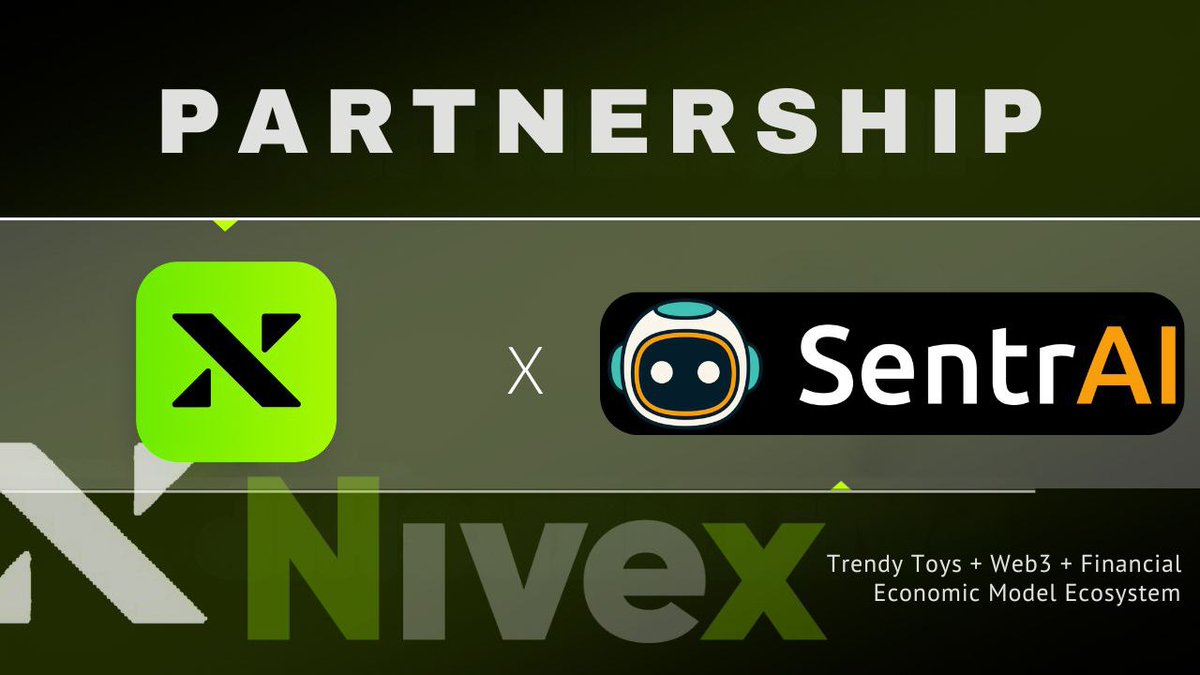 nx_Labs's tweet image. 🤝 Partnership Announcement 🤝
@SentrAIofficial x @nx_Labs
We’re teaming up to bring AI-powered personas to the future of tokenized finance. 🧠💸
With SentrAI’s custom AI agents and Nivex’s secure multichain infra, users can create, trade, and monetize their digital…