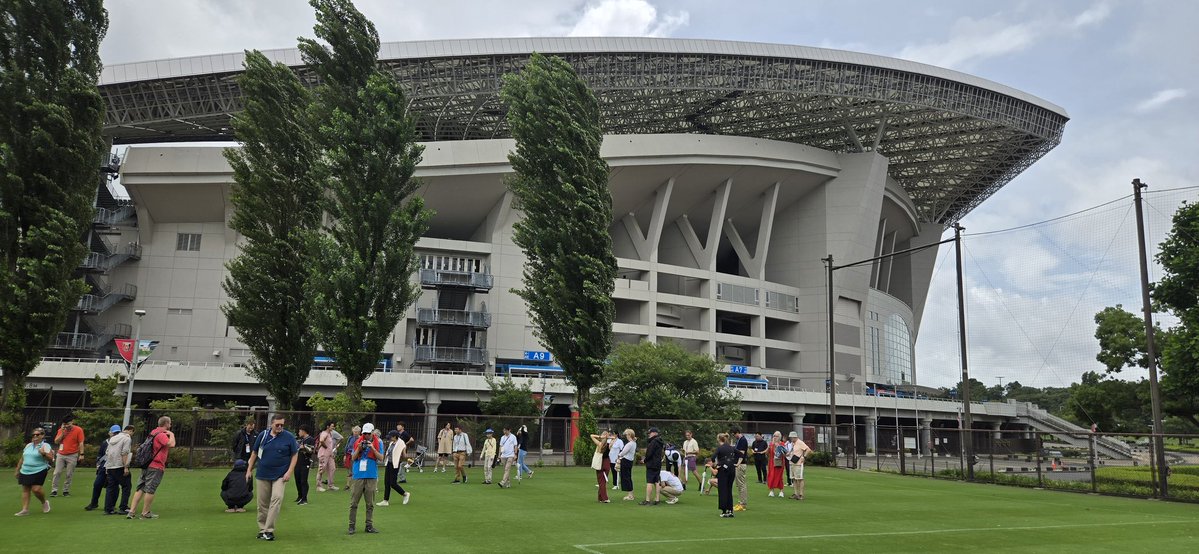 DrAgustingrass's tweet image. Highlights from the Turfgrass Tour @TurfSociety Japan, 2025.. Saitama Stadium and Hidaka CC @AggieTurf