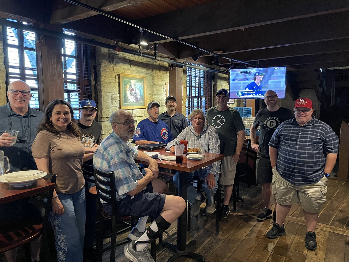 Crazy finish to this evening’s All-Star Game. A little baseball history. Thanks to Two Brothers Roundhouse for hosting us tonight. ⚾️